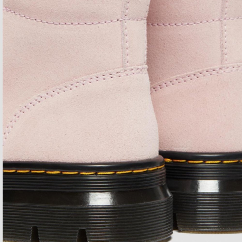 Dr, MARTEN'S COMBS WOMEN SUEDE CASUAL BOOTS PINK HI SUEDE WP / 27342279 - Picture 7 of 9